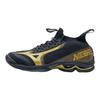 Mizuno Wave Lightning Neo 2 Удобная амортизация Нескользящие Прочные Низкие волейбольные кроссовки Мужские кроссовки Черно-золотой V1GA220241