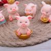 5Pcs/Set Cute Pig Miniature Animal Garden Decoration Diy Fairy Garden Decoration
