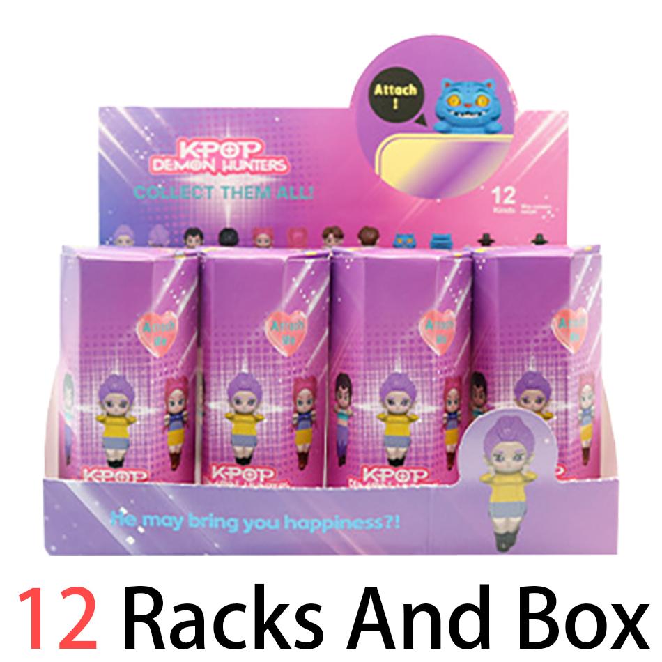 Версия Q K-pop Охотники на демонов коробка Фигурка Игрушка Derpys Tiger Rumi Mira Zoey Sussy Фигурка Кукла Фанаты Рождество день рождения Подарок