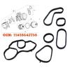 JEAZEA Oil Filter Cooler Stand Housing Adaptor Gasket Seal Set 11428643758 For BMW Mini R56 Cooper 11668626471 11427537293