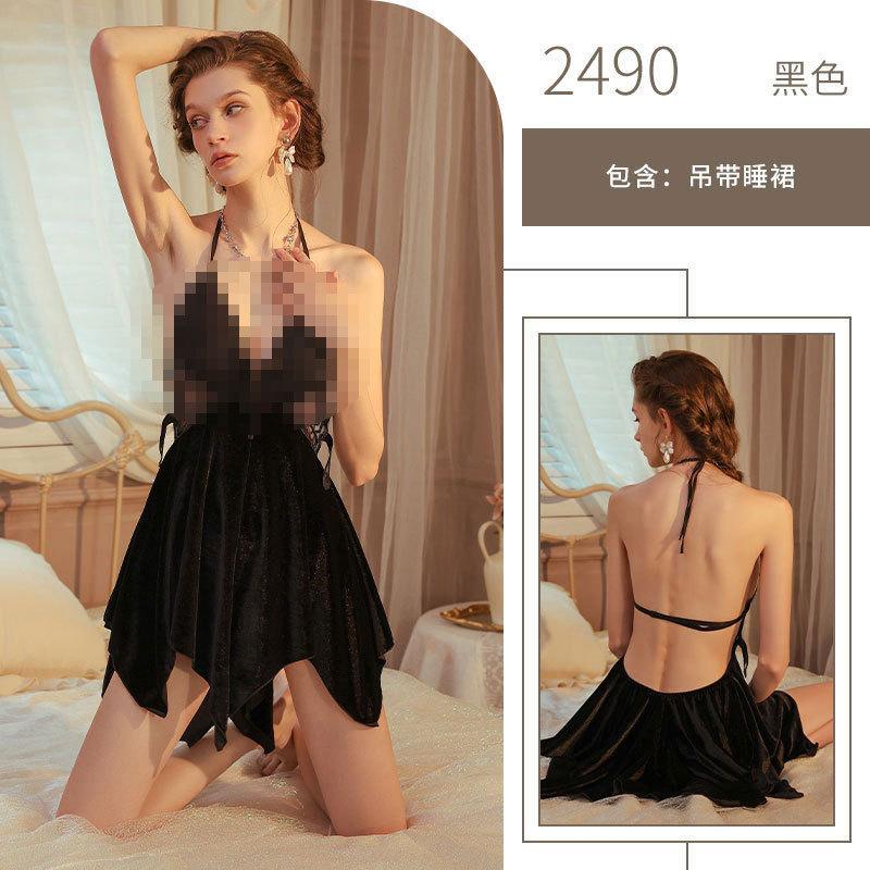 Sexy underwear perspective sexy mesh, hot teasing, free of suspenders