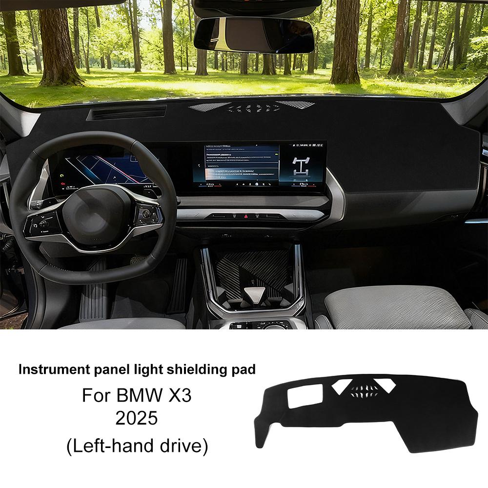 LHD RHD for BMW X3 G45 2025 Car Dashboard Sunshade Mat Cover Premium Flannel Regular Avoid Light Pad Anti-UV Carpet Anti-slide.