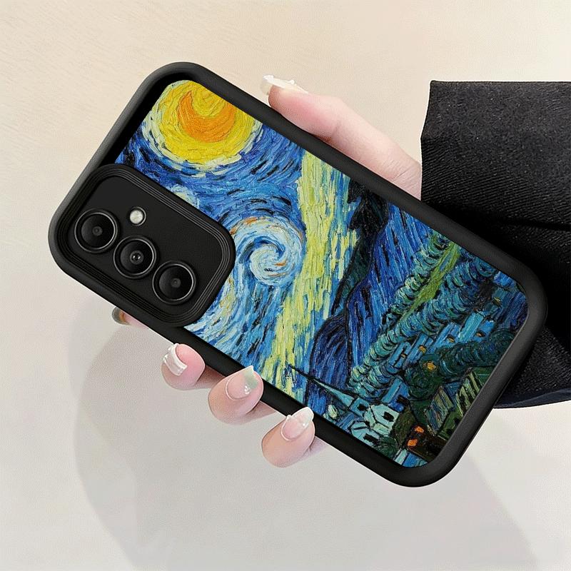 Чехол для телефона для Samsung Galaxy A17 A16 A15 A14 A13 Ван Гог Масляная живопись Эстетика A56 A36 A26 A55 A35 A25 A54 A34 A24 A53 A33 A
