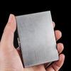 Slim Stainless Steel 13-Capacity Cigarette Case - Minimalist Design for Men