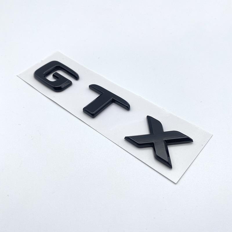 3D плоские буквы ABS эмблема GTX GTC ID4 ID6 для Volkswagen автомобиля задняя дверь крышка багажника заводская табличка значок логотип наклейка хром