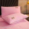 2pcs/set 48x74cm Pure Color Velvet Pillow Cases Soft Flannel Comfortable Pillowcase Sleeping Pillow Cover