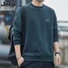Мужская свободная флисовая толстовка JEEP SPIRIT с круглым вырезом