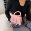 Мини-сумка через плечо из искусственной кожи для женщин и девочек, квадратная сумка на плечо, однотонная сумка для родителей и детей, милая косметичка с помадой