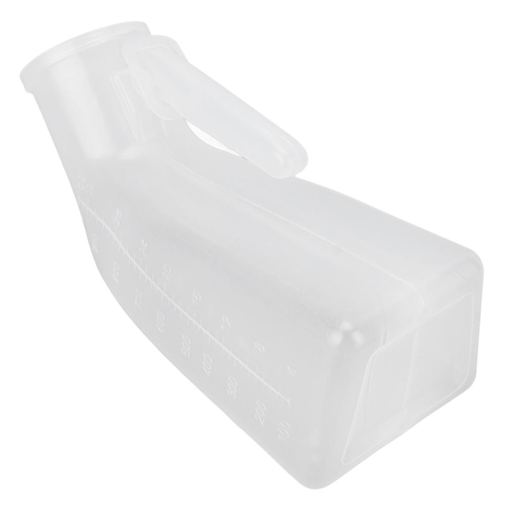 Бутылка для мочи для мужчин, герметичная, 1000 мл, большая емкость, бутылка для мочи для пожилых людей со съемной крышкой