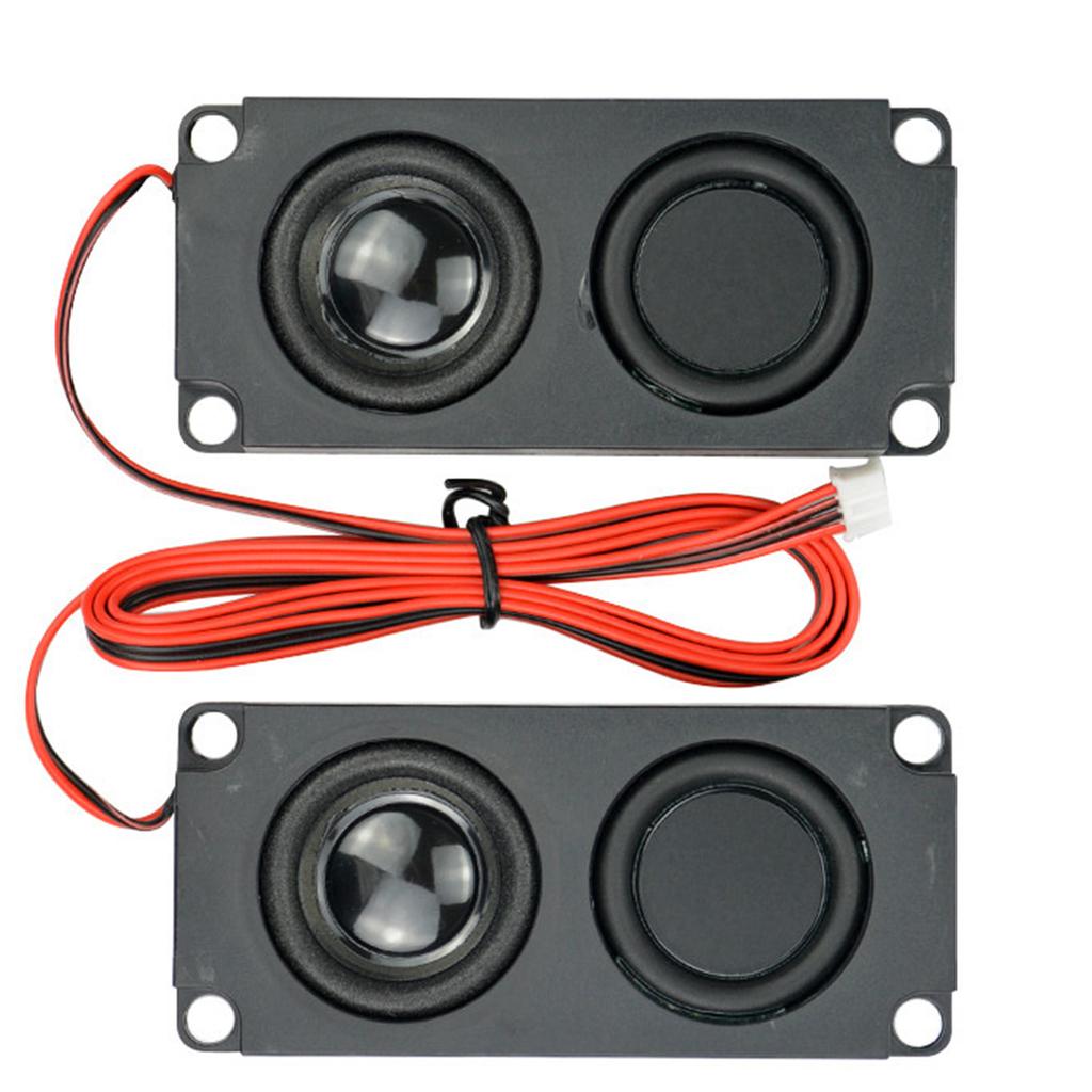 2pcs Audio Speaker Single Diaphragm Bass Computer Speaker DIY for Home Theater 10045 LED TV Speaker Audio System