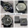 NORTH EDGE Мужские цифровые часы HORNET, спортивные часы для бега, велоспорта, водонепроницаемые, 50 м, с подсветкой мирового времени, наручные часы