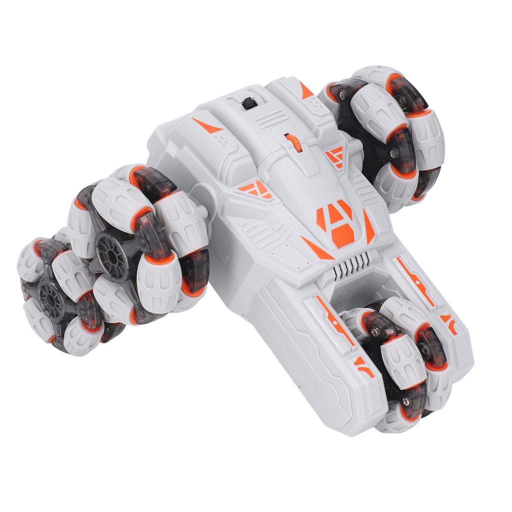 2.4Ghz RC трюковая машинка с датчиком жестов, поворотом на 360 градусов, подсветкой, 5 колес, игрушечный автомобиль с дистанционным управлением, серый