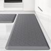 Kitchen Floor Mat Anti-fatigue Thickened Long PVC Leather Entry Carpet Floor Mat