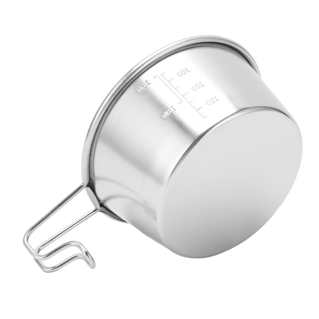 450 мл Кружка для кемпинга из нержавеющей стали Миска для кемпинга Штабелируемая Портативная Кружка для кемпинга для пеших походов