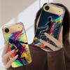 Абстрактная спортивная тема Для iPhone Air 16E 15PRO 14 13 Plus 12 mini 11 17 Pro Max XR 16 17ProMax 17Pro Золотой стеклянный чехол для телефона