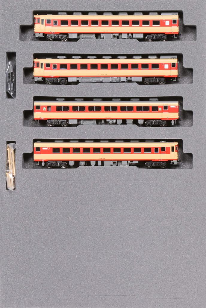 KATO N Gauge Kiha58 Series Panoramic Window Set Модель железнодорожной модели дизельного вагона 4-вагонный 10-1600
