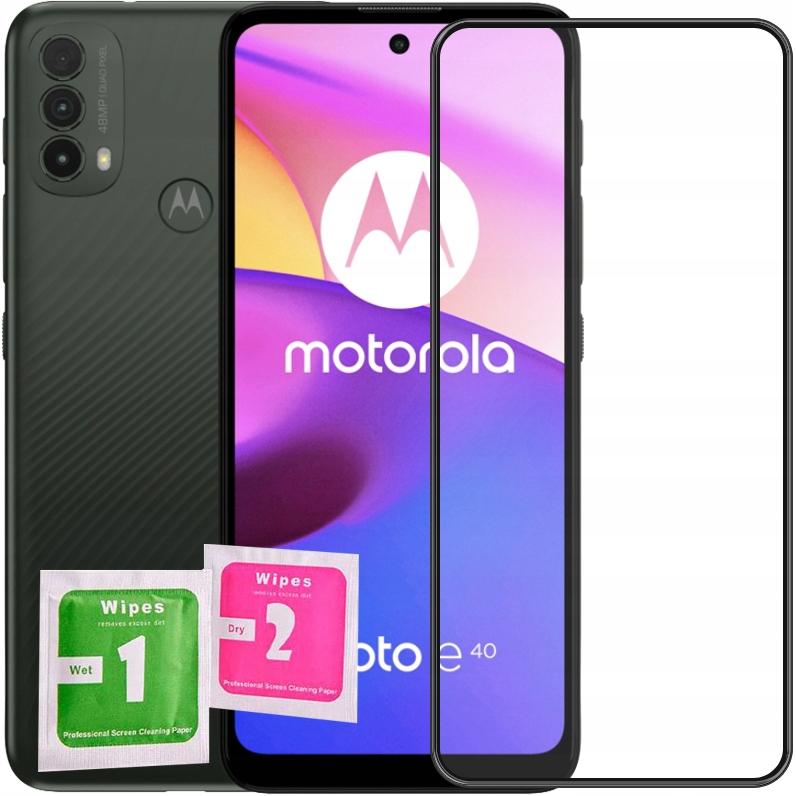 Tempered glass for motorola moto e40 full screen 5d 9h