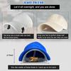Hat Brim Bender with Self-Adhesive Hat Sizing Reducer Tape Hat Bill Shaper Universal Baseball Cap Curving Band Tools