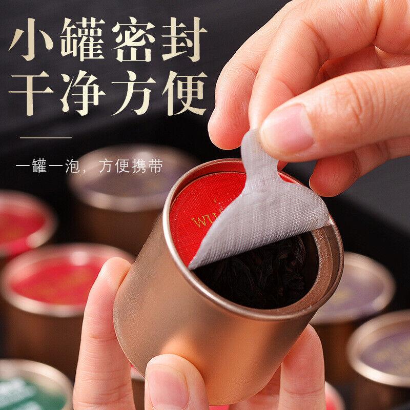 Черный чай Дахунпао Сича, органический черный чай высокого качества, в маленькой банке, 50 г/10 баночек