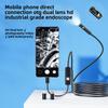 High Definition Mobile Phone Dual Lens Endoscope Pipe Camera Waterproof 3 Million Industrial Endoscope Probe