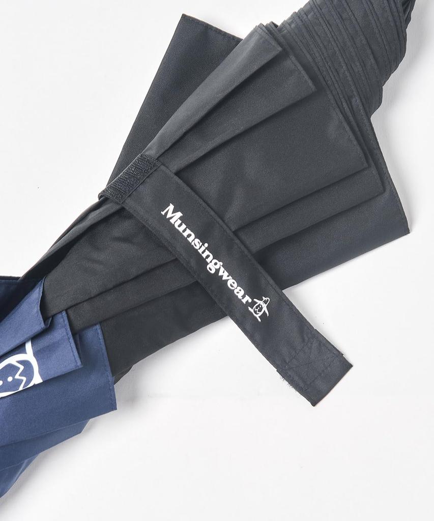 Golf Aero Long High Sun NVBK x F [Munsingwear] Зонт, Поток, Зонт, Легкий, Прочность, Защита, Гольф, (Темно-синий черный)