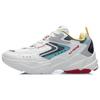Li Ning Spacetime Classic Амортизирующие Низкие Беговые Кроссовки Женские Бело-Серые AGCR332-5