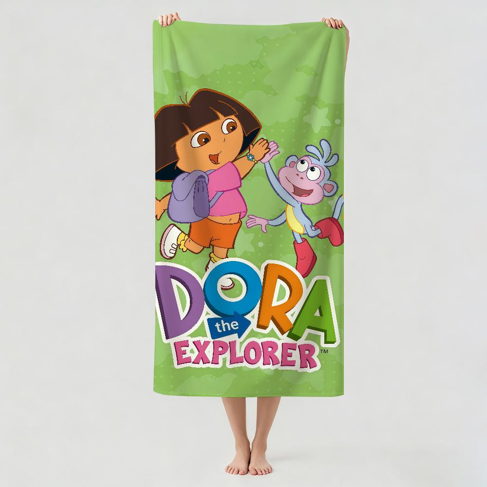Cartoon D-Dora Towel Drying Bath Towel Applicable To Light Swimming Camping Yoga Beach Out