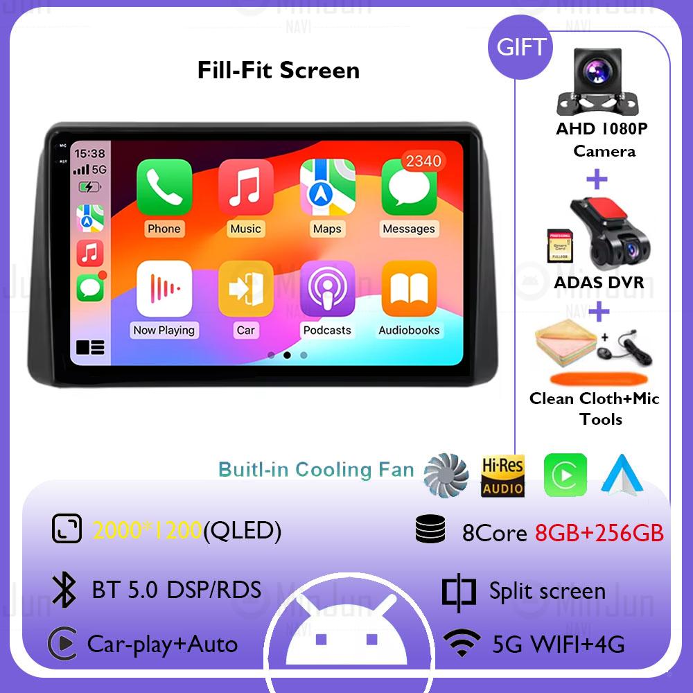 Для Chrysler 2011 - 2015 Grand Voyager 5 Car Radio Android 14 Мультимедиа Беспроводной Carplay Авто Стерео QLED Сенсорный Экран