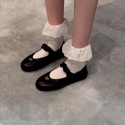 Версия из овчины~ кожаные туфли-лодочки с круглым носком на плоской подошве, женские туфли Мэри Джейн на мягкой подошве, маленькие кожаные туфли, туфли-лодочки