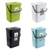 5L Trash Can Kitchen Hanging Trash Basket Sealed Trash Can with Lid Household Kitchen Waste Trash Can