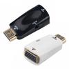 Адаптер HDMI-совместимый на VGA Папа-Мама Высокая четкость 1080P Аудиокабель Конвертер для ПК Ноутбука