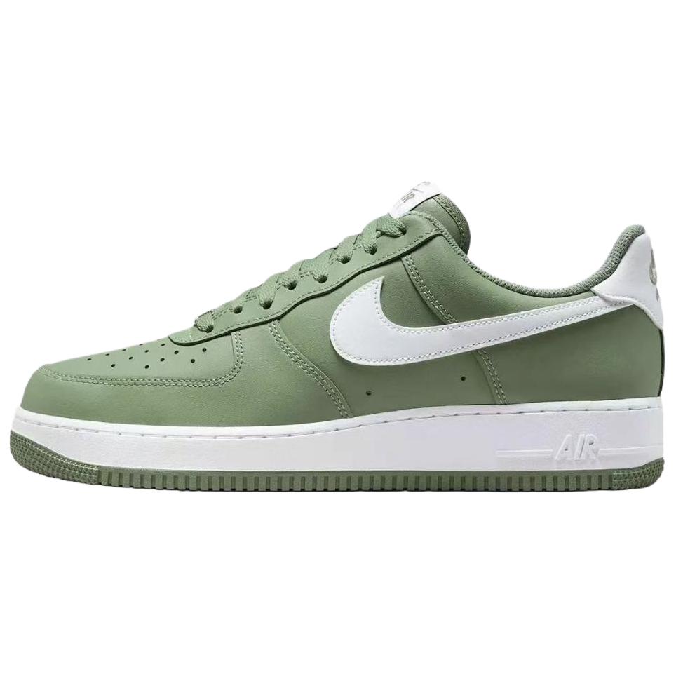 Nike Air Force 1 Moss Vein Godmark Abrasion Resistant Low top Skateboard Shoes Unisex Golden Cyan FJ4146-301(Team836-)