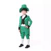 Halloween Irish Green Fairy Costume Stage Makeup Children Adult Male Parent-Child Green Fairy Costume