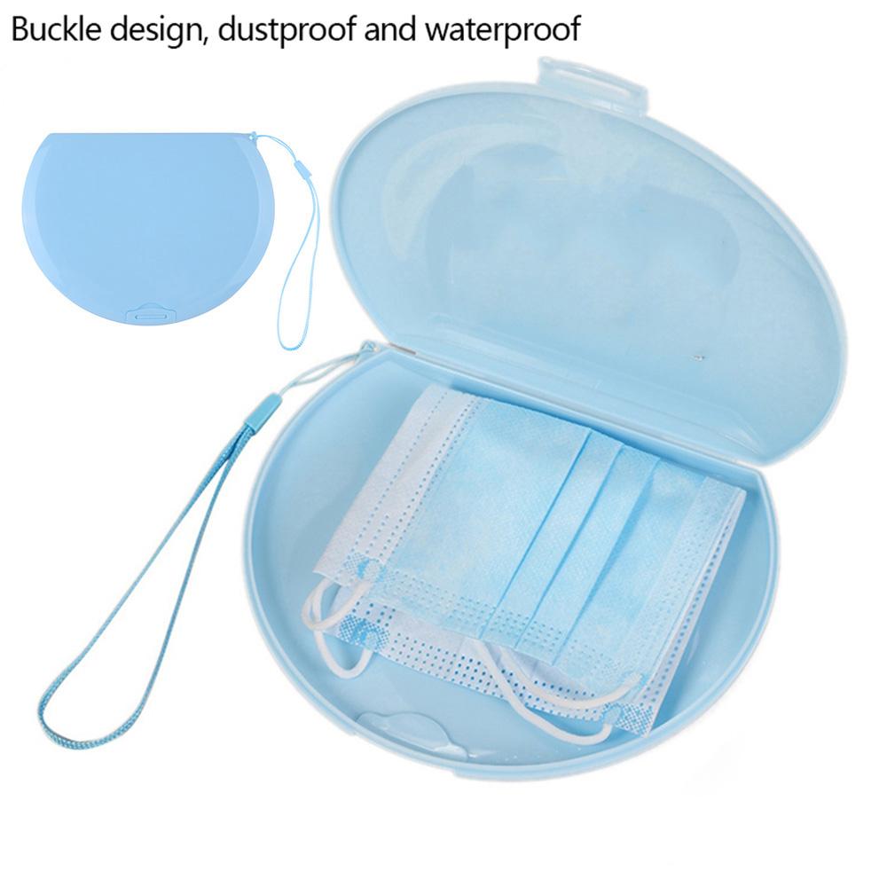 Полукруглый Портативный Чехол для Закрытия Лица, Маска для Рта, Чехол-Контейнер для Хранения, Сумка для Хранения Масок для Лица