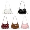 Small Pack Punk Style Handbags Crossbody Bag Shoulder Bag Fashion Rivets PU Underarm Bag  Girls
