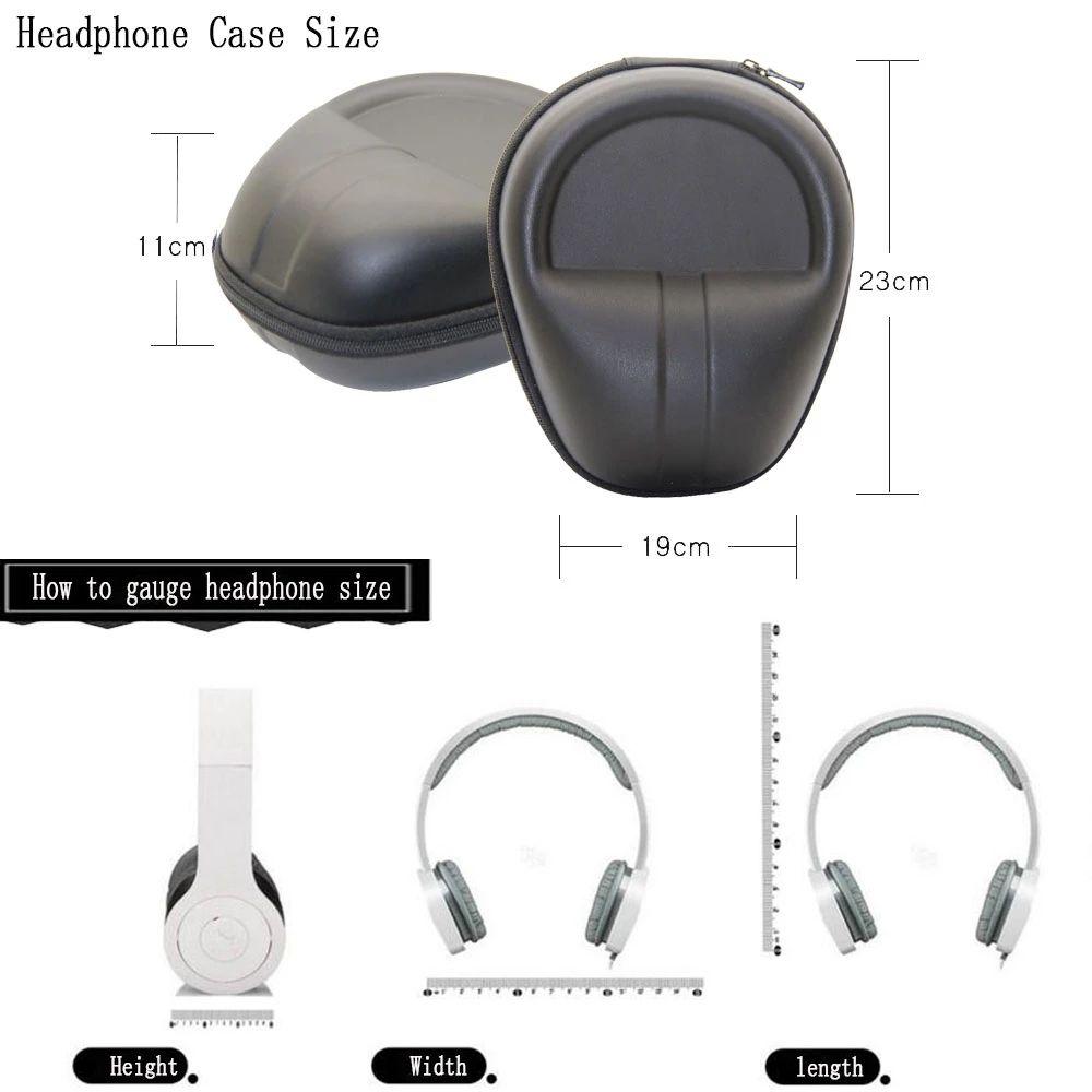 Hard Shell Case Earphone Case Shockproof Hard Box Headphone Case Headphone Pouch Storage Bag