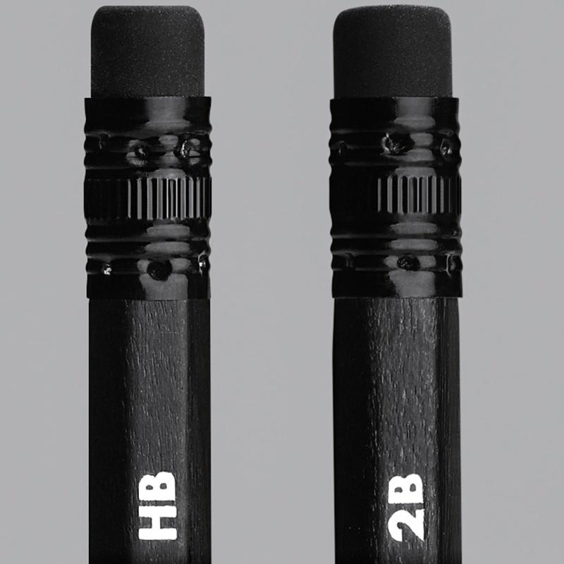 3/6/12 Pcs Black Wood Pencil HB/2B Black Pencil Safe Environmentally Friendly and Non-toxic Used for Daily Writing and Drawing Notes