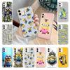 Чехол для Samsung A04 A14 A23 A34 A54 M23 M33 M52 M53 Realme 10 9 C30S C35 C55 VIVO Y02S Y21 Y51 X80 Pro Прозрачный чехол MI34 Миньоны мультфильм