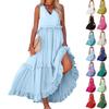 Women's Summer Long Dress Big Swing Beach Dress