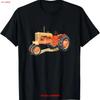 Винтажная футболка с принтом трактора Allis Chalmers WD45 Стильная, слегка графичная, модная, дышащая, универсальная, винтажная, стиранная.