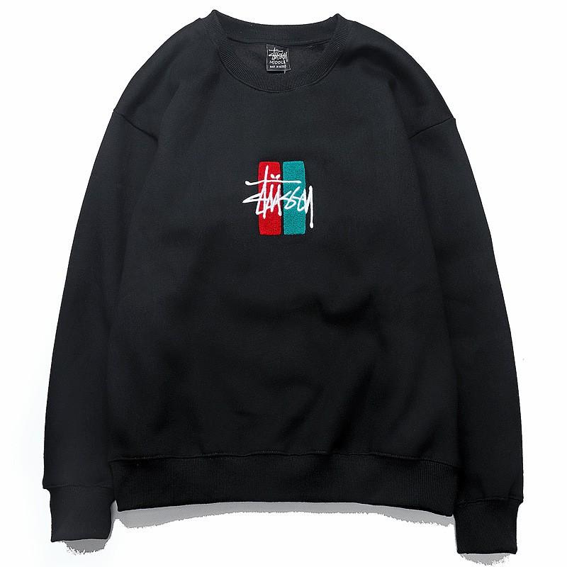 Winter Fashion Embroidered Hooded Sweatshirt Couple Loose Casual Streetwear