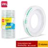 Канцелярский скотч Deli Strong 8 мм x 20 ярдов x 38 мкм - Высокая прозрачность (12 рулонов) для студентов
