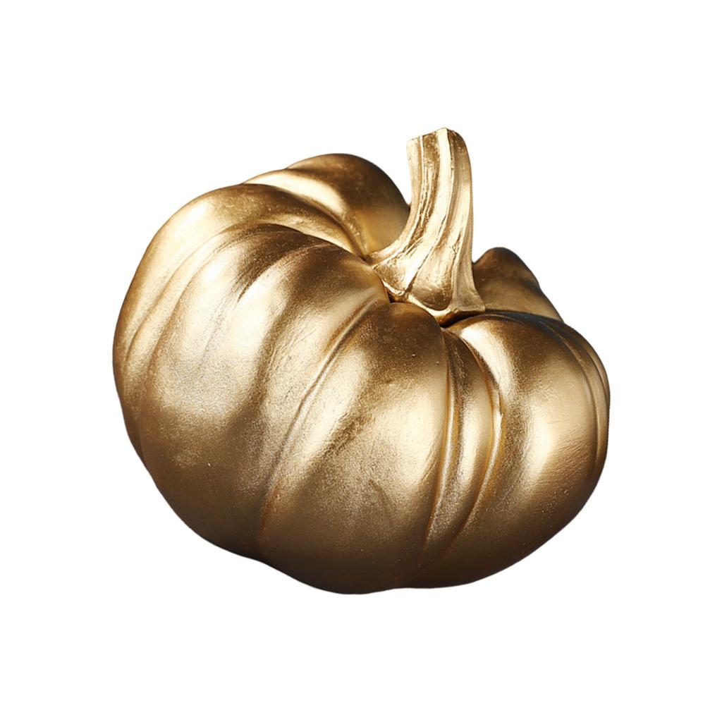 Pumpkin Autumn Decors Outdoor Gold Pumpkins Decorative Pumpkins Halloween Pumpkin Decors Artificial Pumpkins Fall Decors