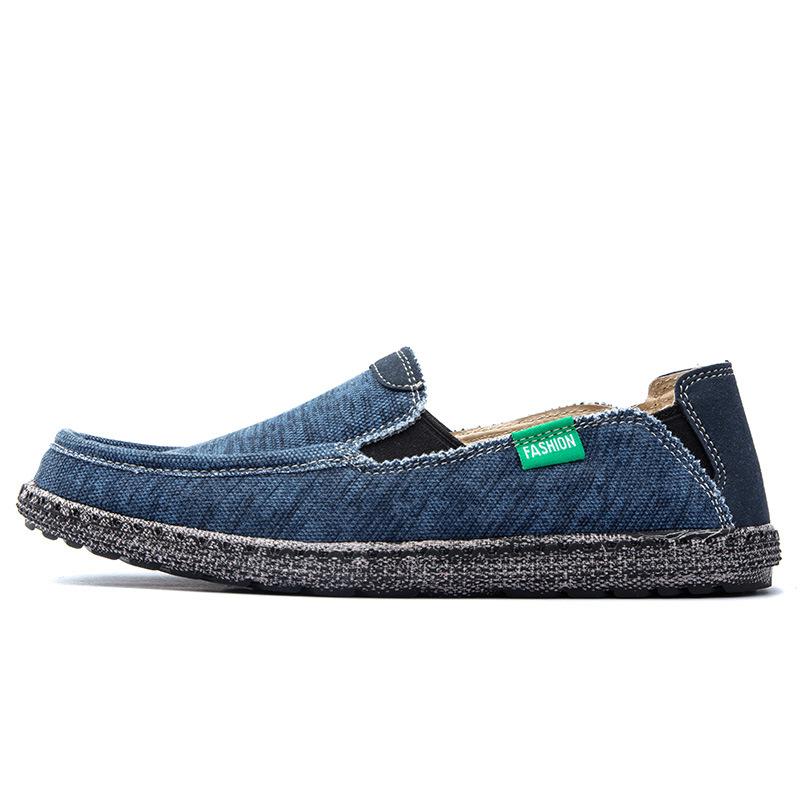 Кеды большого размера летние новые тканевые туфли земляной ретро ленивые повседневные туфли