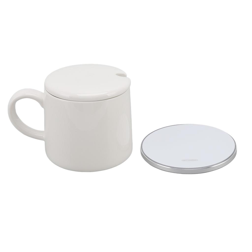 Desktop Coffee Warmer with Mug Set 50 Degrees C Constant Temperature USB Smart Cup Warmer with Wireless