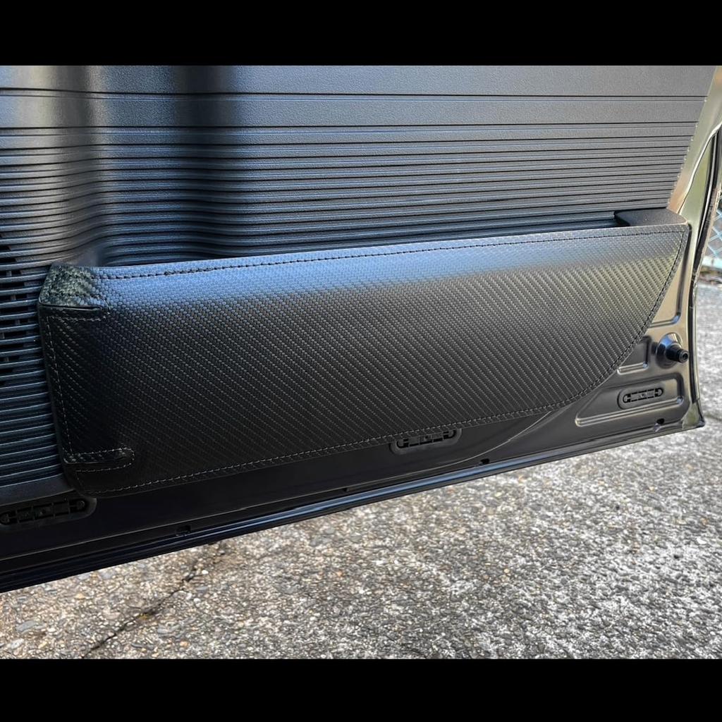 CGP Front and Rear 4-Door Kick Guard Panels with Carbon Fiber PU Leather for NBOX JF5/JF6 (HN12-H7304B)