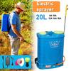 20L Intelligent Lithium Battery Electric Sprayer Agricultural Pesticide High Pressure Charge Dispenser Garden Equipment Blue