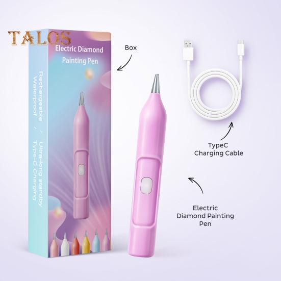 Электрическая ручка Diamond Art, беспроводная вакуумная ручка Diamond Art, портативная ручка без воска для создания алмазных художественных изделий своими руками, алмазные художественные изделия
