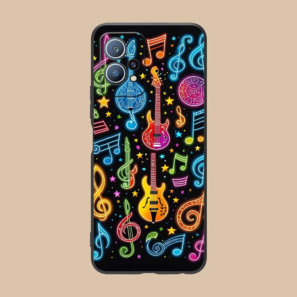 Чехол для мобильного телефона с нотным станом для Huawei P60 P50 P40 P30 P20 P10 P9 P8 Pro Lite Plus Цветной Печатный Чехол Чехол Роскошный