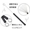 MNWMNW Drum Brushes, Wire Brushes, Drum Stick Brushes, Retractable Nylon Drum Brushes for Music Lovers, Students, and Adults (2-Pack)